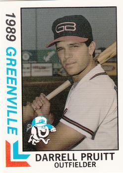 1989 Best Greenville Braves #3 Darrell Pruitt  Front