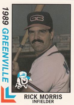 1989 Best Greenville Braves #5 Rick Morris  Front