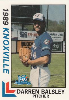 1989 Best Knoxville Blue Jays #3 Darren Balsley  Front
