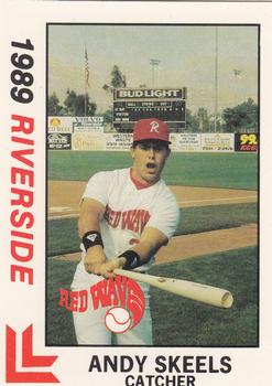 1989 Best Riverside Red Wave #15 Andy Skeels  Front