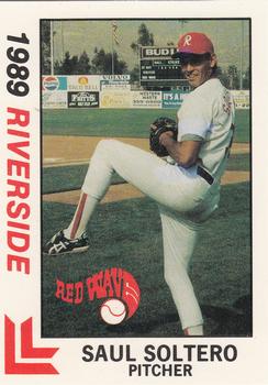 1989 Best Riverside Red Wave #16 Saul Soltero  Front