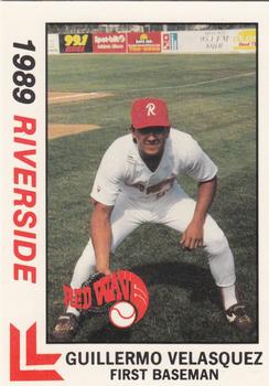 1989 Best Riverside Red Wave #20 Guillermo Velasquez  Front