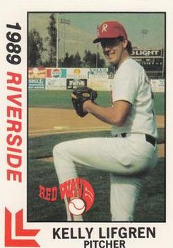 1989 Best Riverside Red Wave #10 Kelly Lifgren  Front