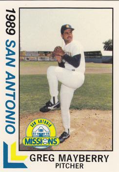 1989 Best San Antonio Missions #19 Greg Mayberry  Front