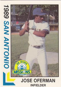 1989 Best San Antonio Missions #27 Jose Offerman Front