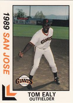 1989 Best San Jose Giants #14 Tom Ealy  Front