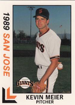 1989 Best San Jose Giants #18 Kevin Meier  Front
