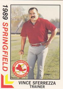 1989 Best Springfield Cardinals #26 Vince Sferrazza Front