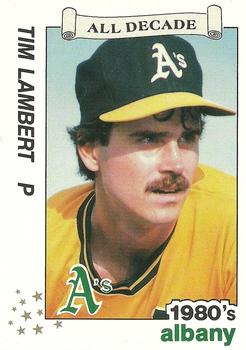 1990 Best Albany-Colonie A's/Yankees All Decade #24 Tim Lambert  Front