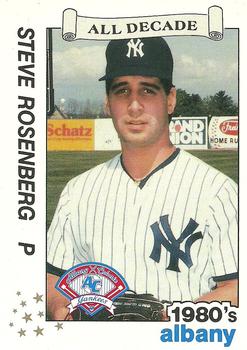 1990 Best Albany-Colonie A's/Yankees All Decade #30 Steve Rosenberg  Front