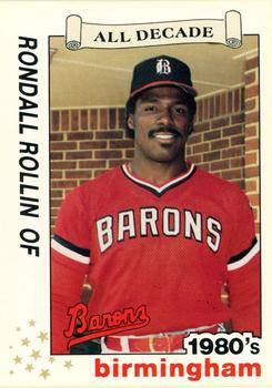 1990 Best Birmingham Barons All Decade #29 Rondal Rollin Front