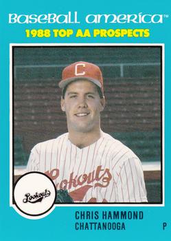 1988 Best Baseball America AA Top Prospects #AA17 Chris Hammond Front