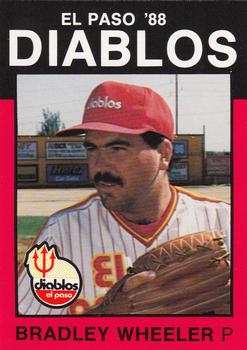 1988 Best El Paso Diablos #18 Bradley Wheeler Front