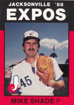 1988 Best Jacksonville Expos #2 Mike Shade Front