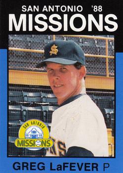1988 Best San Antonio Missions #4 Greg LaFever Front