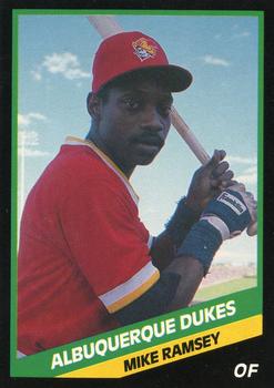 1988 CMC Albuquerque Dukes #14 Mike Ramsey Front