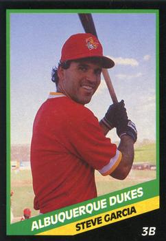 1988 CMC Albuquerque Dukes #24 Steve Garcia Front