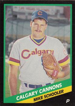 1988 CMC Calgary Cannons #9 Mike Schooler Front