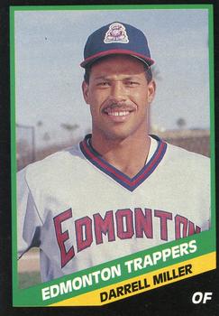 1988 CMC Edmonton Trappers #12 Darrell Miller Front