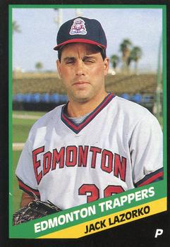 1988 CMC Edmonton Trappers #3 Jack Lazorko Front