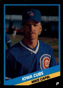 1988 CMC Iowa Cubs #1 Mike Capel Front