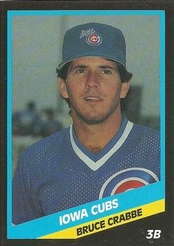 1988 CMC Iowa Cubs #13 Bruce Crabbe Front