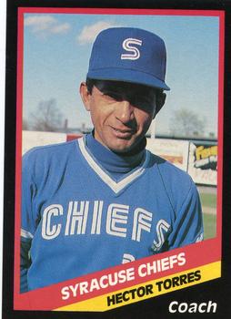 1988 CMC Syracuse Chiefs #23 Hector Torres Front