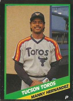 1988 CMC Tucson Toros #1 Manny Hernandez Front