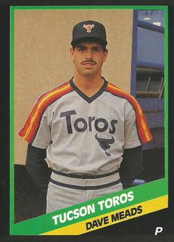 1988 CMC Tucson Toros #4 Dave Meads Front