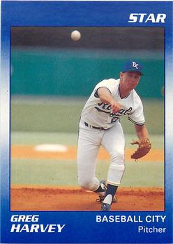 1990 Star Baseball City Royals #10 Greg Harvey Front