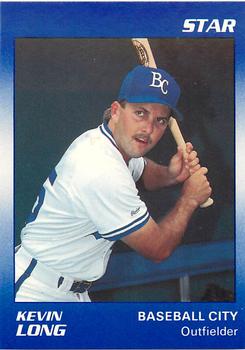1990 Star Baseball City Royals #15 Kevin Long Front