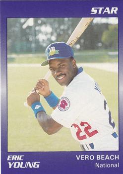 1990 Star Florida State League All-Stars #20 Eric Young Front
