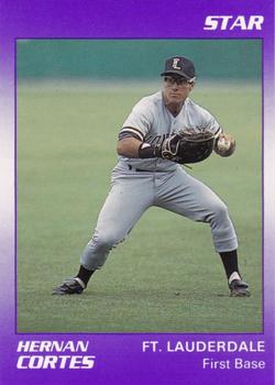 1990 Star Ft. Lauderdale Yankees #3 Hernan Cortes Front