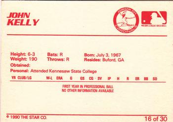 1990 Star Johnson City Cardinals #16 John Kelly Back
