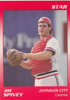 1990 Star Johnson City Cardinals #25 Jim Spivey Front