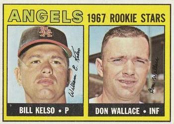 1967 Topps #367 Angels 1967 Rookie Stars (Bill Kelso / Don Wallace) Front