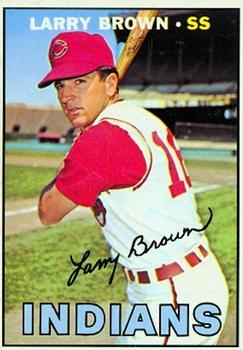 1967 Topps #145 Larry Brown Front