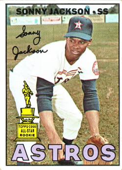 1967 Topps #415 Sonny Jackson Front