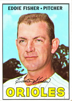 1967 Topps #434 Eddie Fisher Front