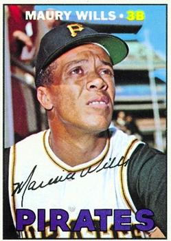 1967 Topps #570 Maury Wills Front