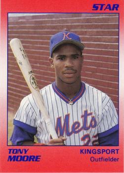 1990 Star Kingsport Mets #18 Tony Moore Front