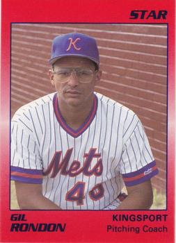 1990 Star Kingsport Mets #27 Gil Rondon Front