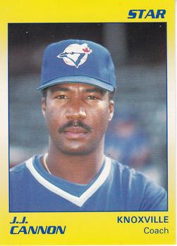 1990 Star Knoxville Blue Jays #25 J.J. Cannon Front