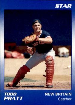 1990 Star New Britain Red Sox #16 Todd Pratt Front