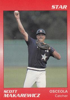 1990 Star Osceola Astros #19 Scott Makarewicz Front