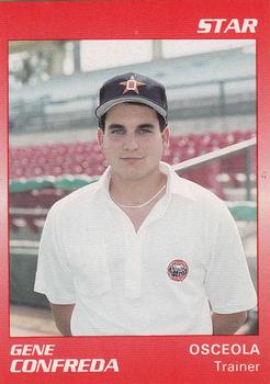 1990 Star Osceola Astros #30 Gene Confreda Front