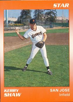 1990 Star San Jose Giants #21 Kerry Shaw Front