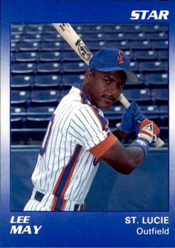 1990 Star St. Lucie Mets #15 Lee May Front