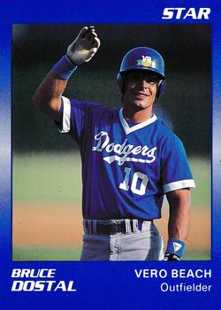 1990 Star Vero Beach Dodgers #11 Bruce Dostal Front
