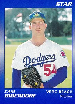 1990 Star Vero Beach Dodgers #5 Cam Biberdorf Front